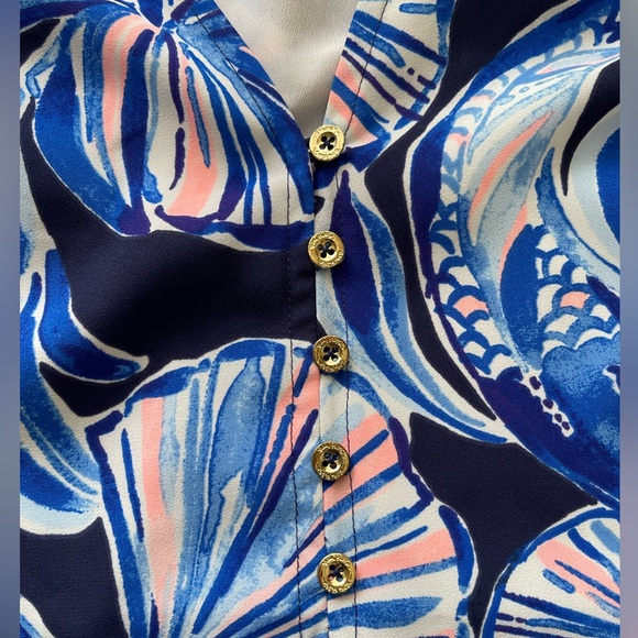 Lilly Pulitzer Blue Brynle Shift Dress - Picture 7 of 7